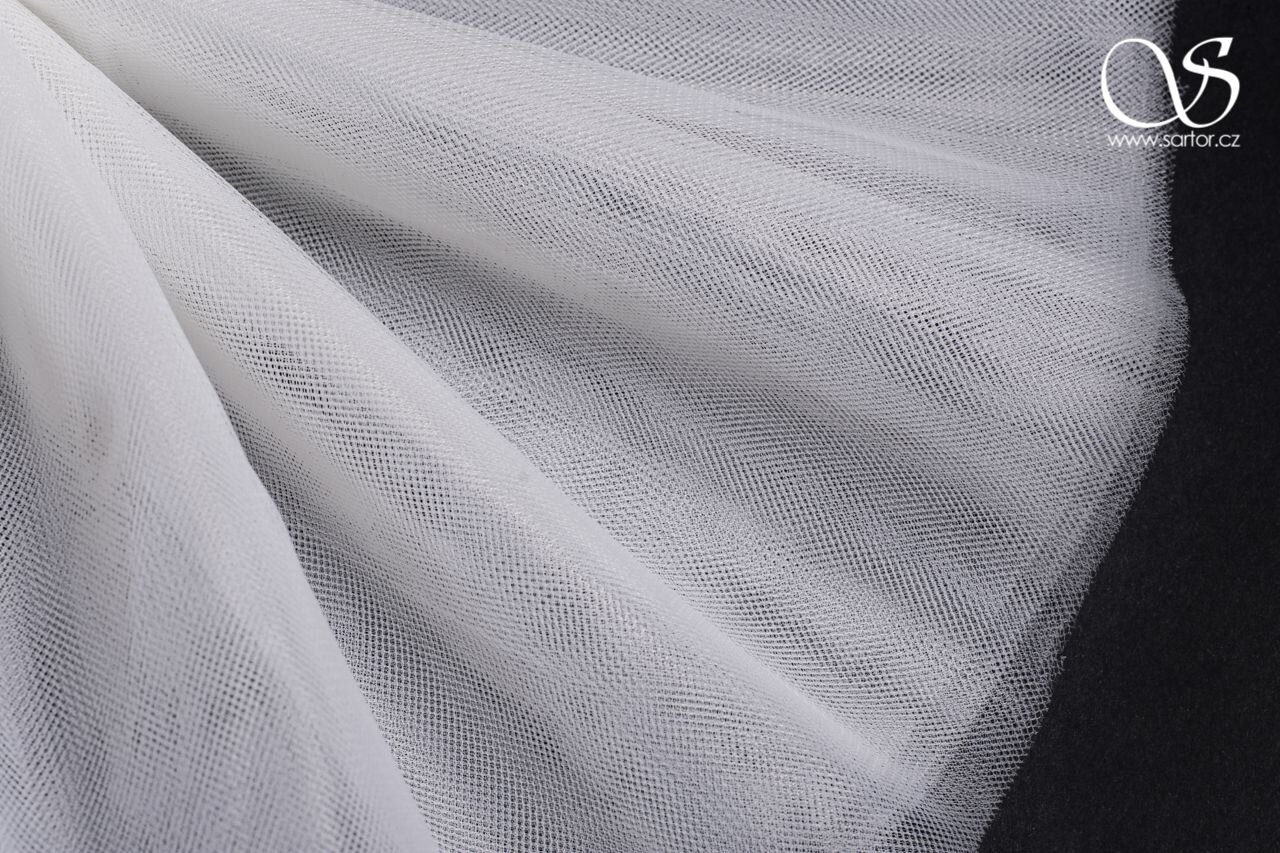 Veil tulle matt, 300 cm, white