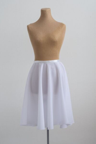 3/4 circle skirt in flowing fabric