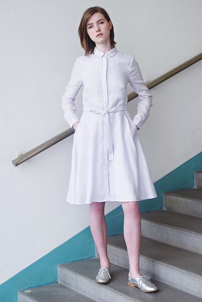 Elegant linen dress