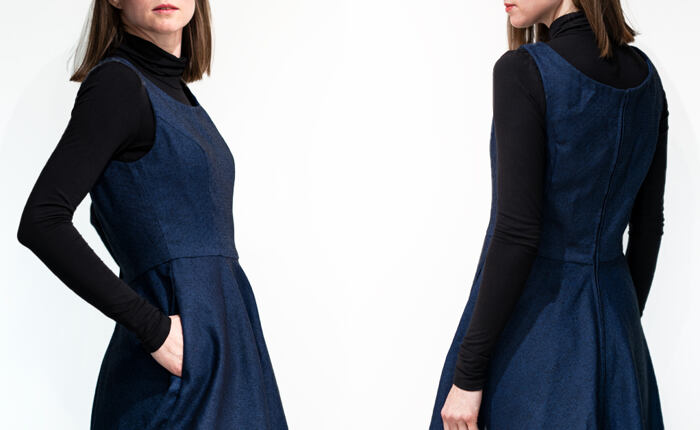 How to make a pinafore dress