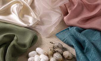 Types of silk fabric