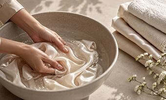 How to wash silk