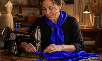 How to make a silk scarf