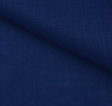 Fine linen cotton blend, blue
