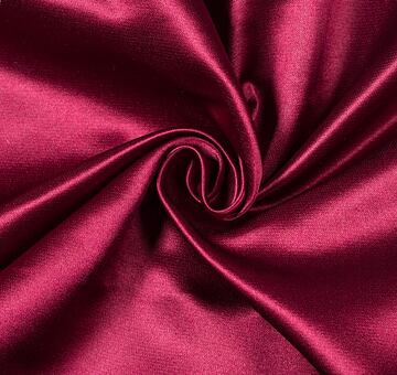 Duchesse satin, silk blend, burgundy, seconds