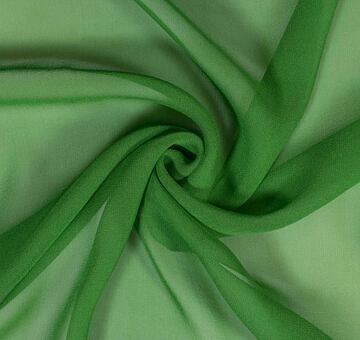 Silk georgette, moss