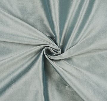 Fine silk dupioni, steel blue