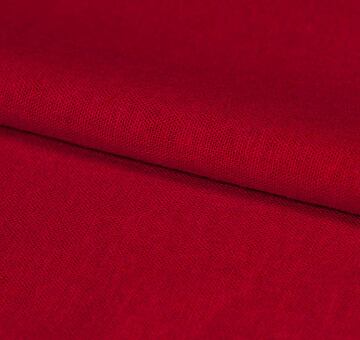 Linen cotton blend, red