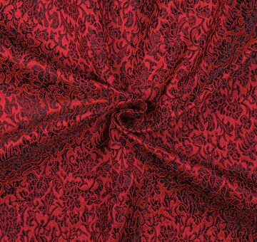 Brocade seabed, red and black