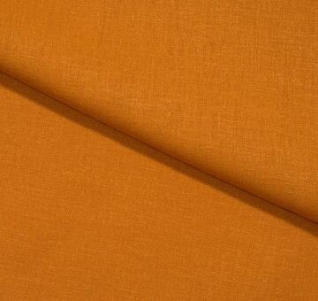 Linen cotton blend, orange