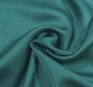 Rayon charmeuse satin, teal