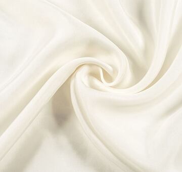 Cupro blend serge, ivory white