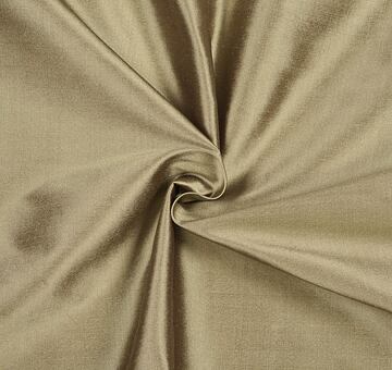 Fine silk dupioni, gold