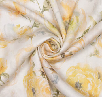 Modal printed dress fabric – Rose