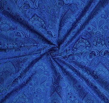 Brocade of the duke, royal blue