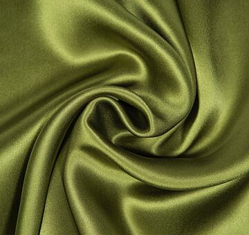 Silk satin, olive