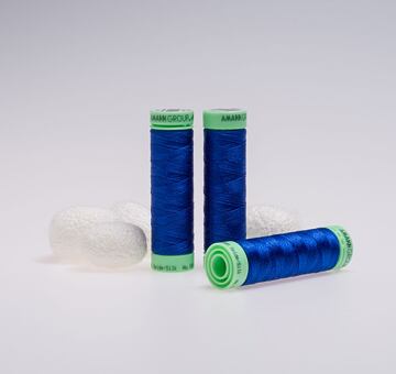 Silk thread, 50m, royal blue