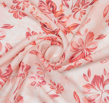 Printed silk cotton blend fabric – Celina