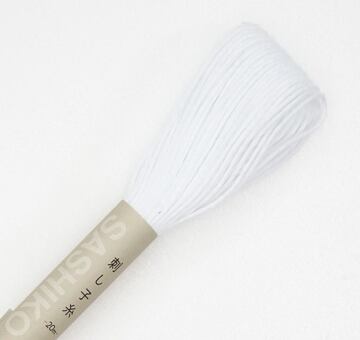 Olympus sashiko thread, 20m, white