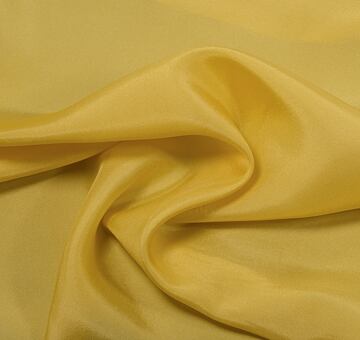 Silk habotai, dusky yellow