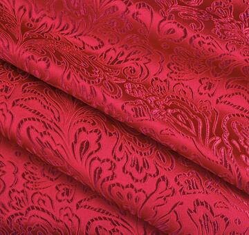 Brocade Fern, crimson