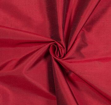 Shot fine silk dupioni, crimson-black