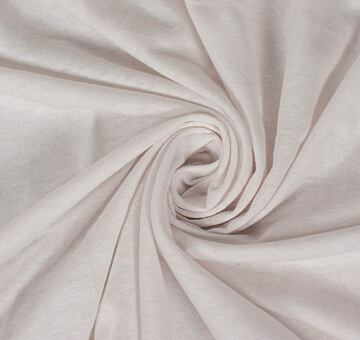 Linen blend jersey, white