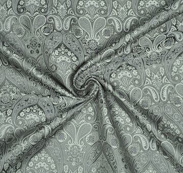 Brocade of the duke, silver and grey