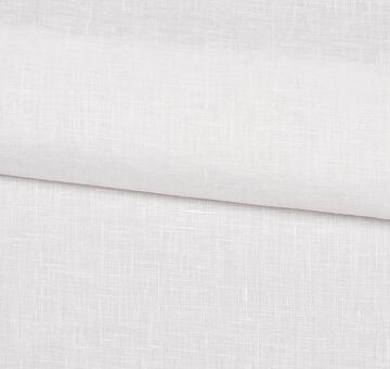 White washed curtain linen