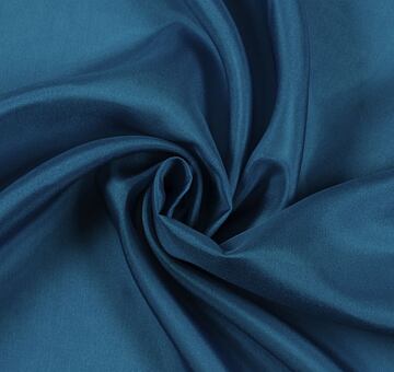 Silk habotai, turquoise