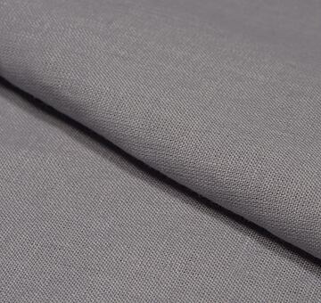 European linen fabric, light grey 100% linen