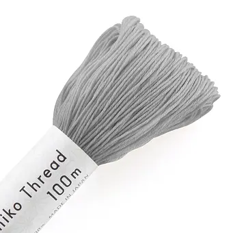 Olympus sashiko thread 100m, grey 134