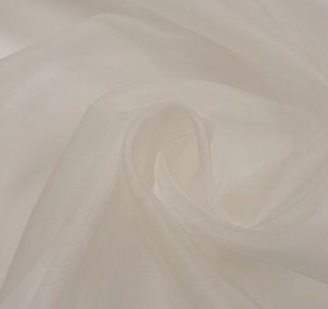 Silk organza, ivory