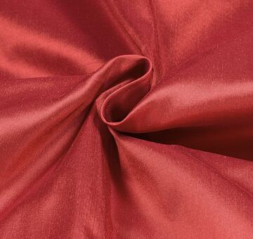 Fine silk dupioni, red
