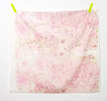 Japanese print fabric, double gauze, Bird’s Eye, pink, 1.65m