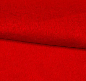 Washed handkerchief linen – red