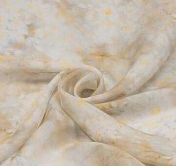 Silk chiffon with floral print – Daisy