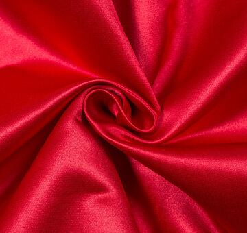 Duchesse satin, silk blend, red