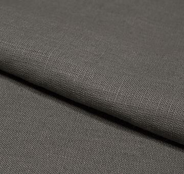 European linen fabric, grey-green 100% linen, heavy