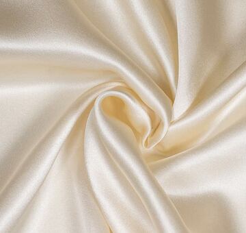 Silk satin, champagne