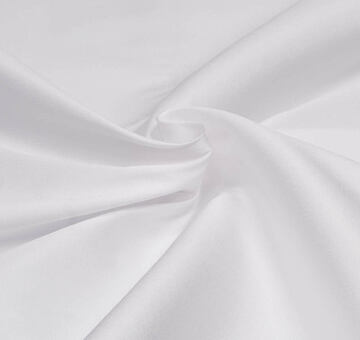 Taffeta fabric, art silk, white