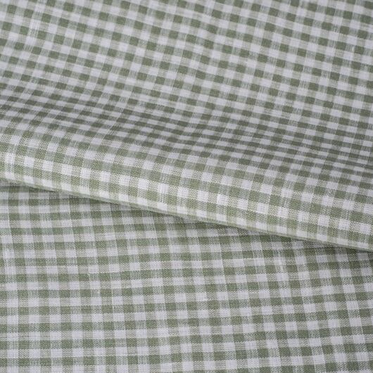 Fine linen, green and white