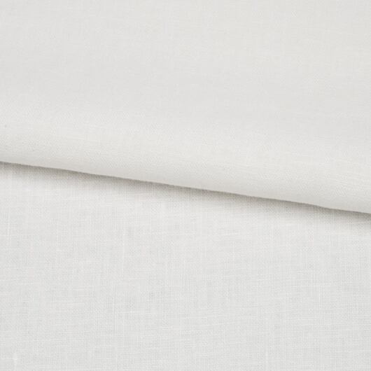 Heavy linen fabric, 100% linen, ivory white