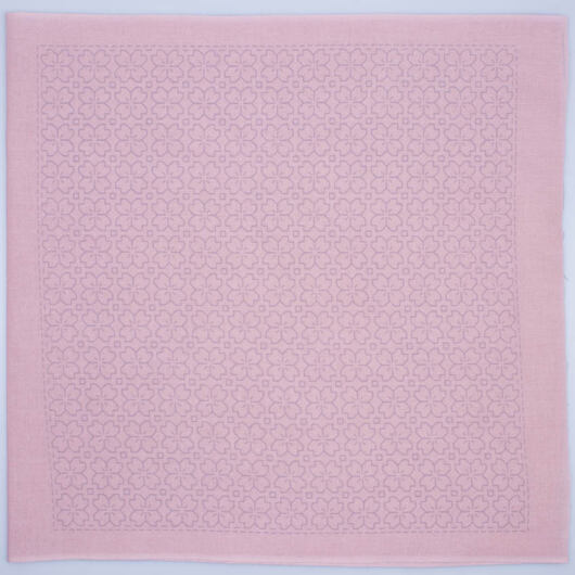 Hana-Fukin sashiko sampler 33 x 33 cm "cherry blossom", pink