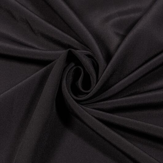 Silk crêpe de Chine, black