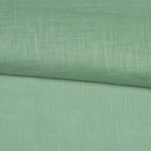 Green linen fabric 100% linen