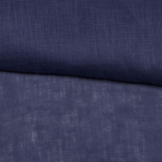Blue linen fabric 100% linen