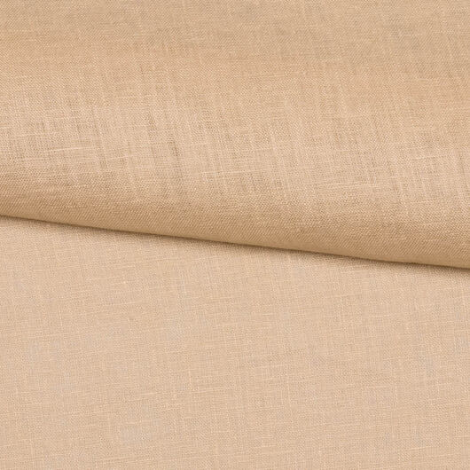 Beige linen fabric 100% linen