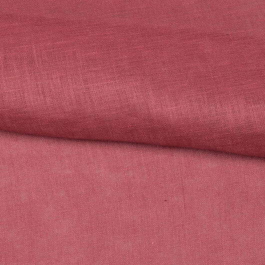 Pink linen fabric 100% linen