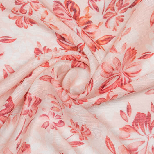 White silk fabric